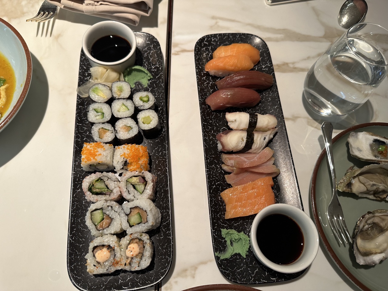 Explora Journeys Emporium Marketplace sushi