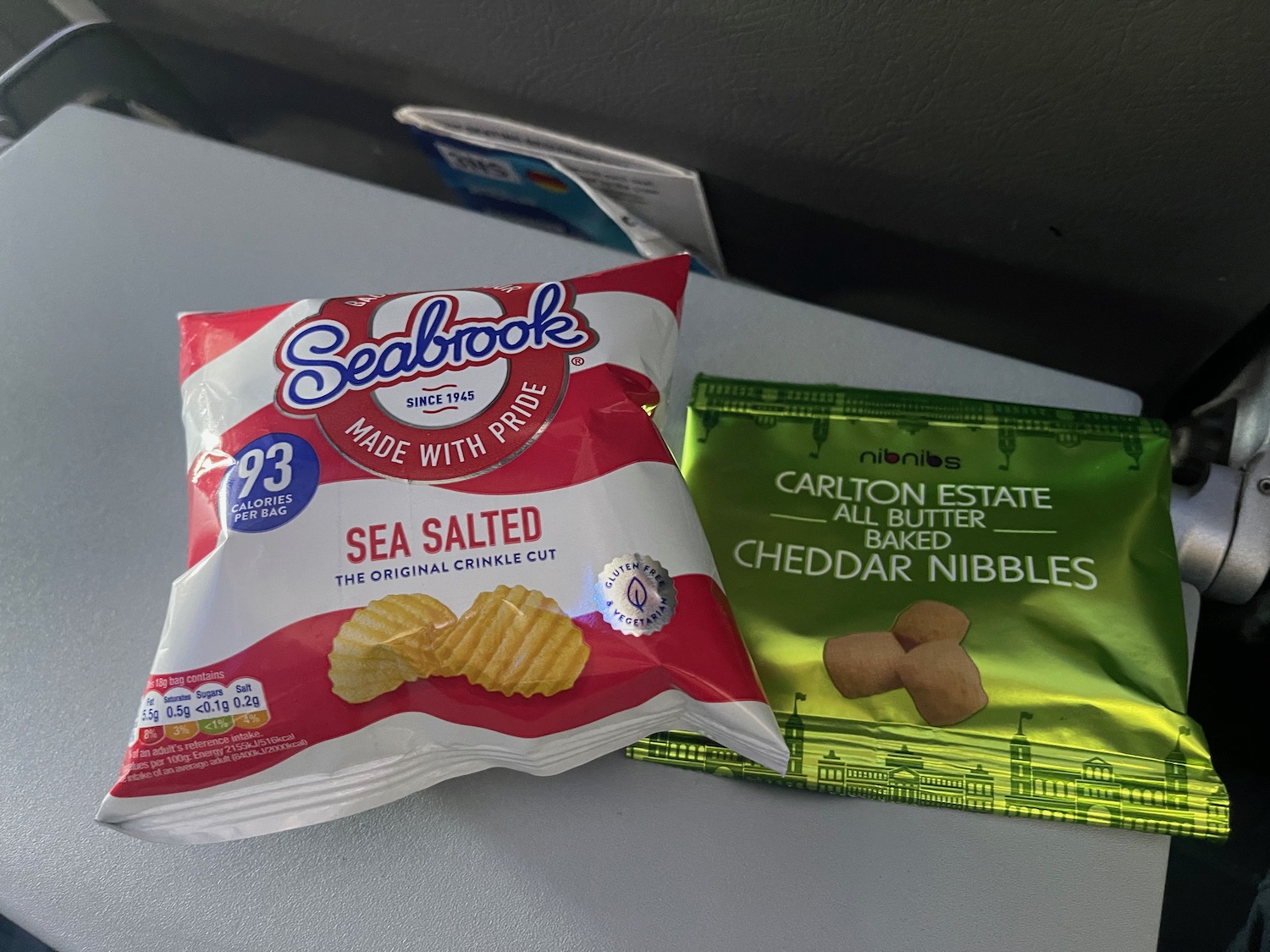 a bag of chips on a table