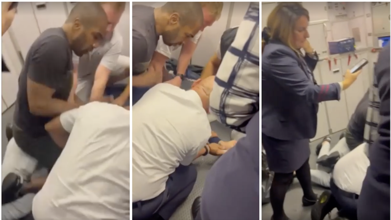 Video: Man Restrained By Passengers And Crew On Miami Flight