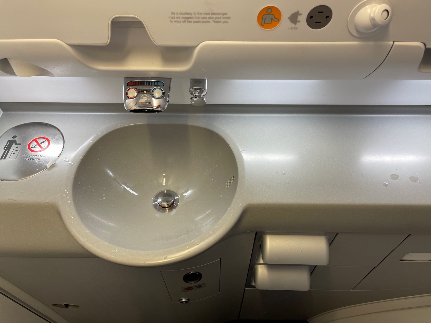 a sink in a plane