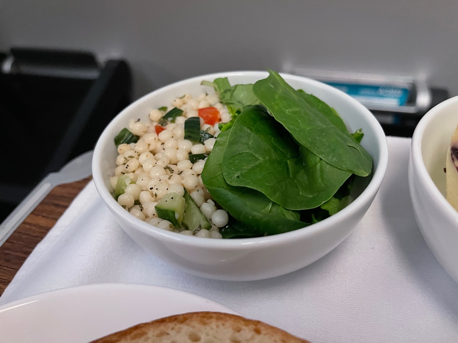 a bowl of food on a table