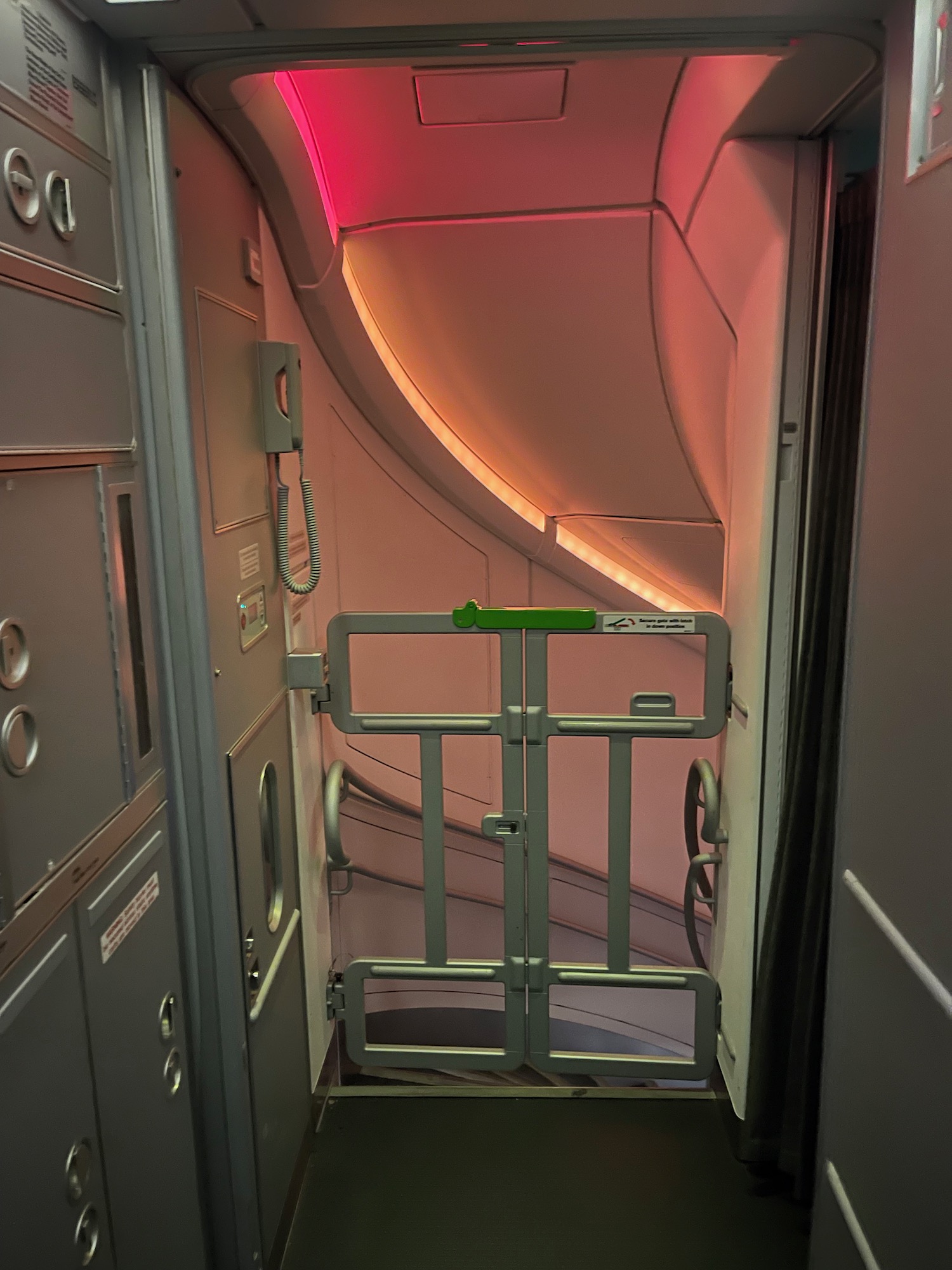 a door in a plane