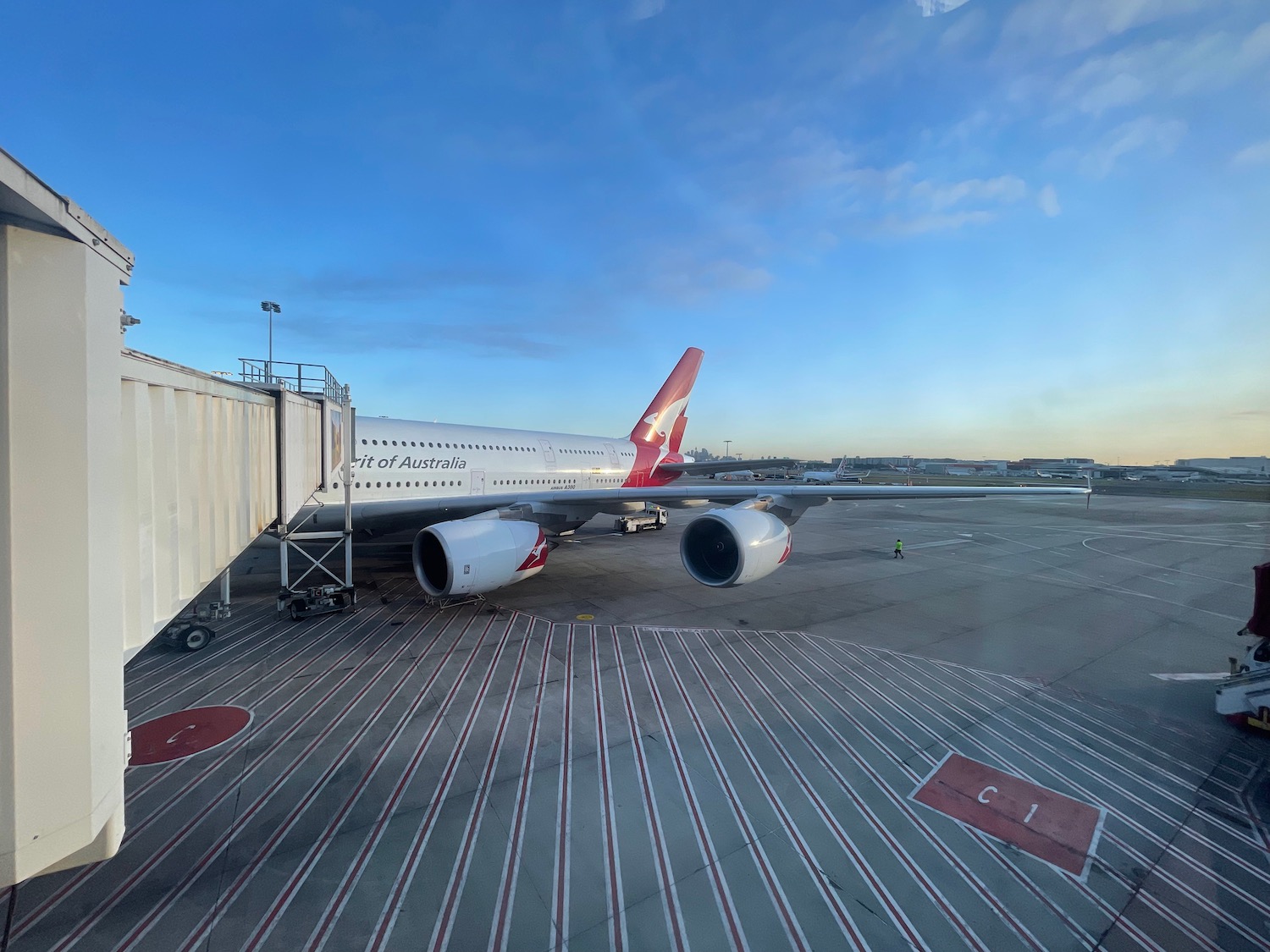 an airplane on the tarmac