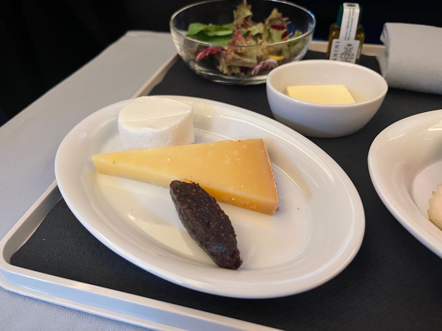 a plate of food on a table