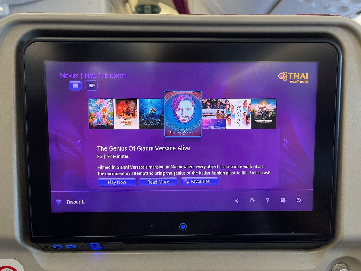 a screen with a purple screen