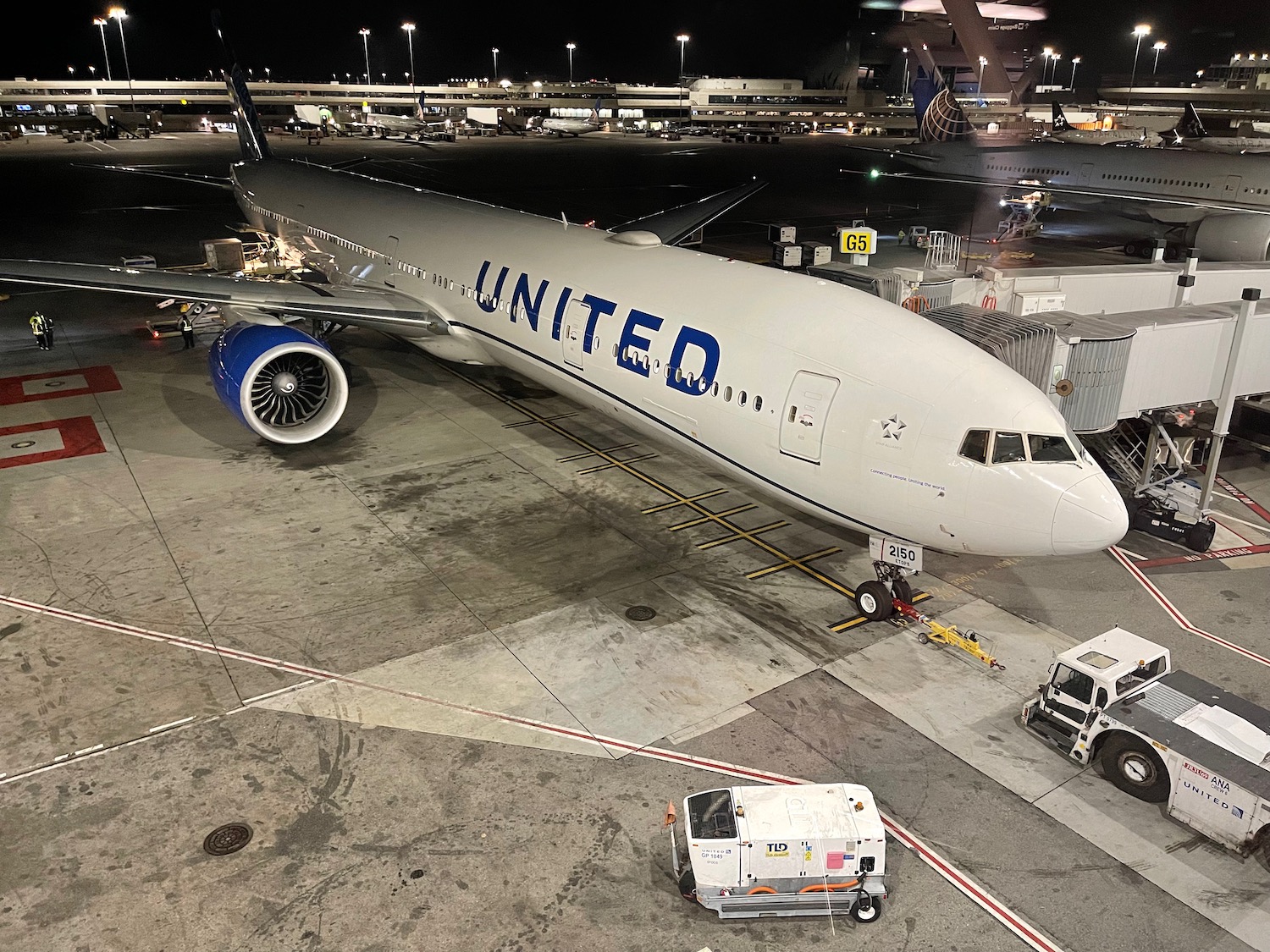 an airplane at an airport