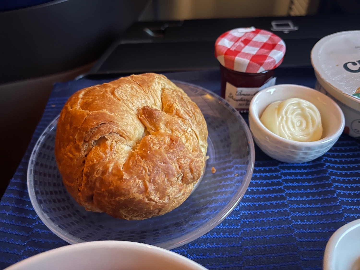 a plate of food on a table