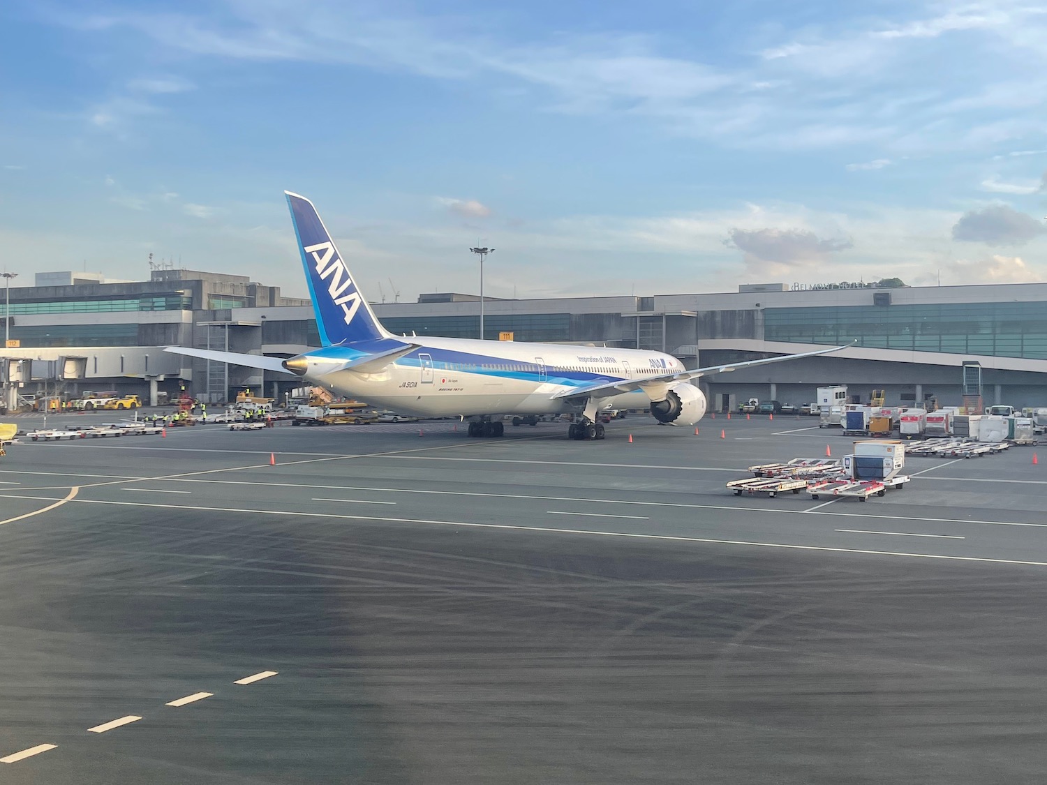 an airplane on a runway