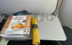 Air Malta Business Class Meal