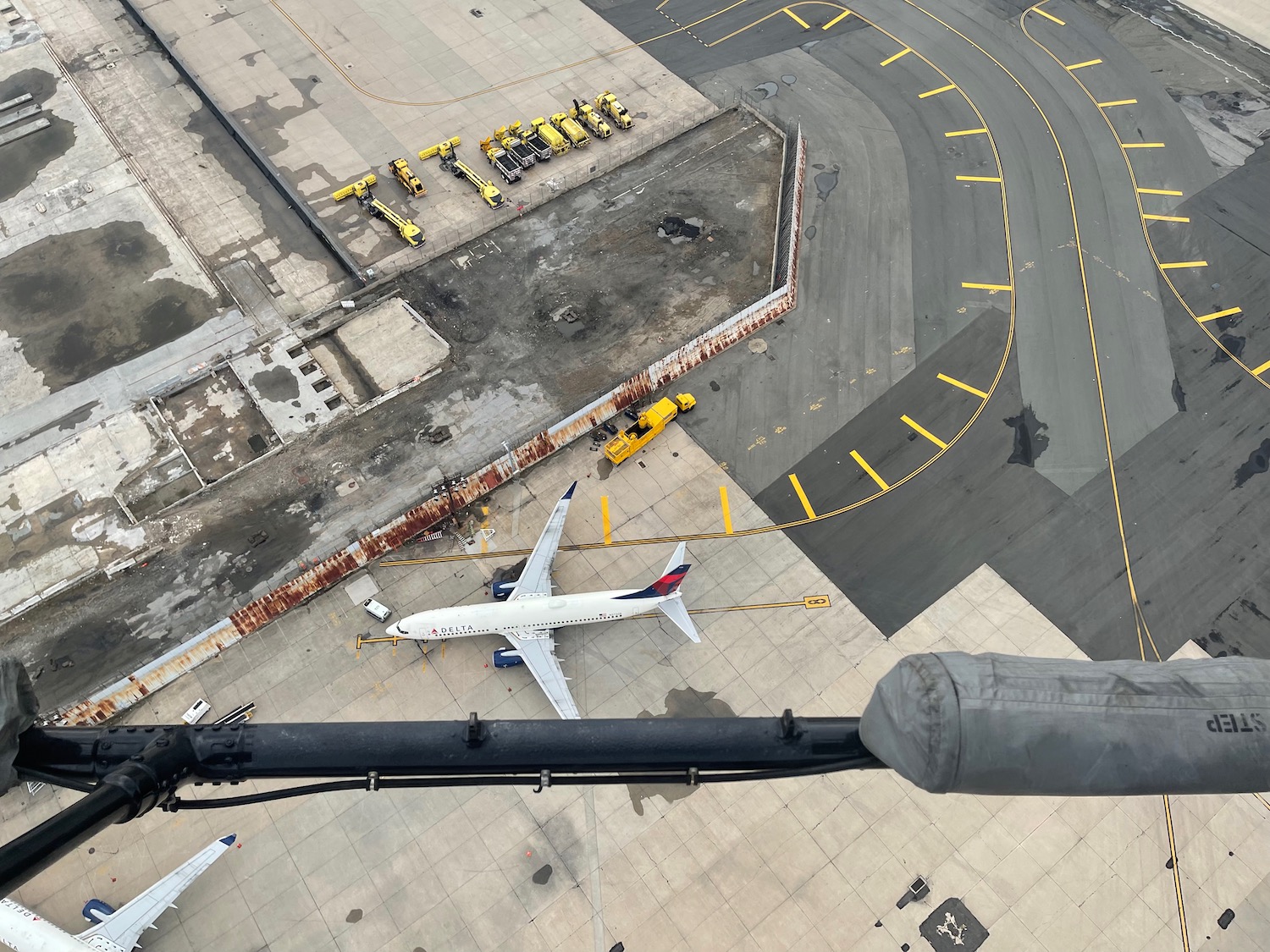 an airplane on a runway