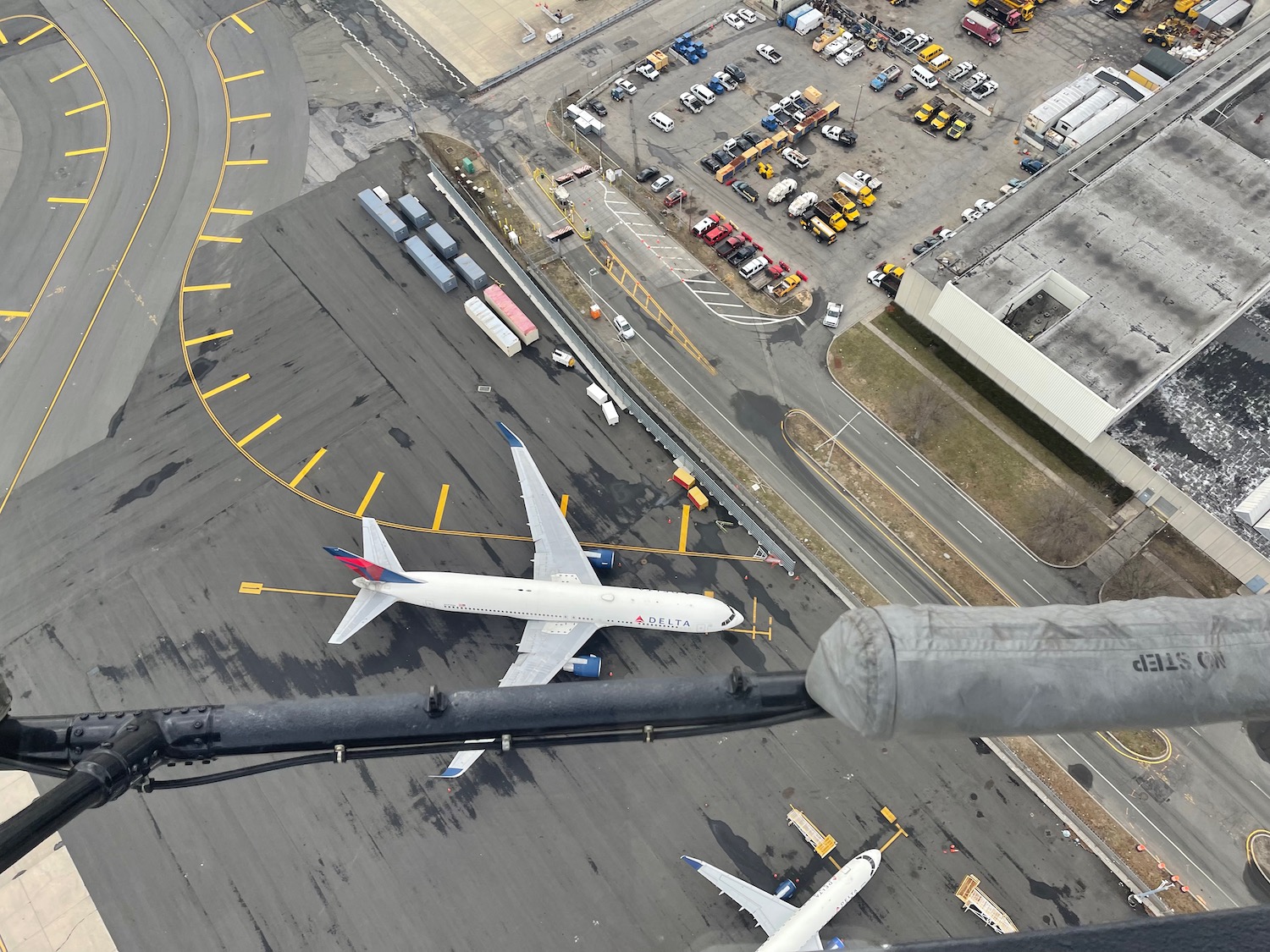 an airplane on the runway