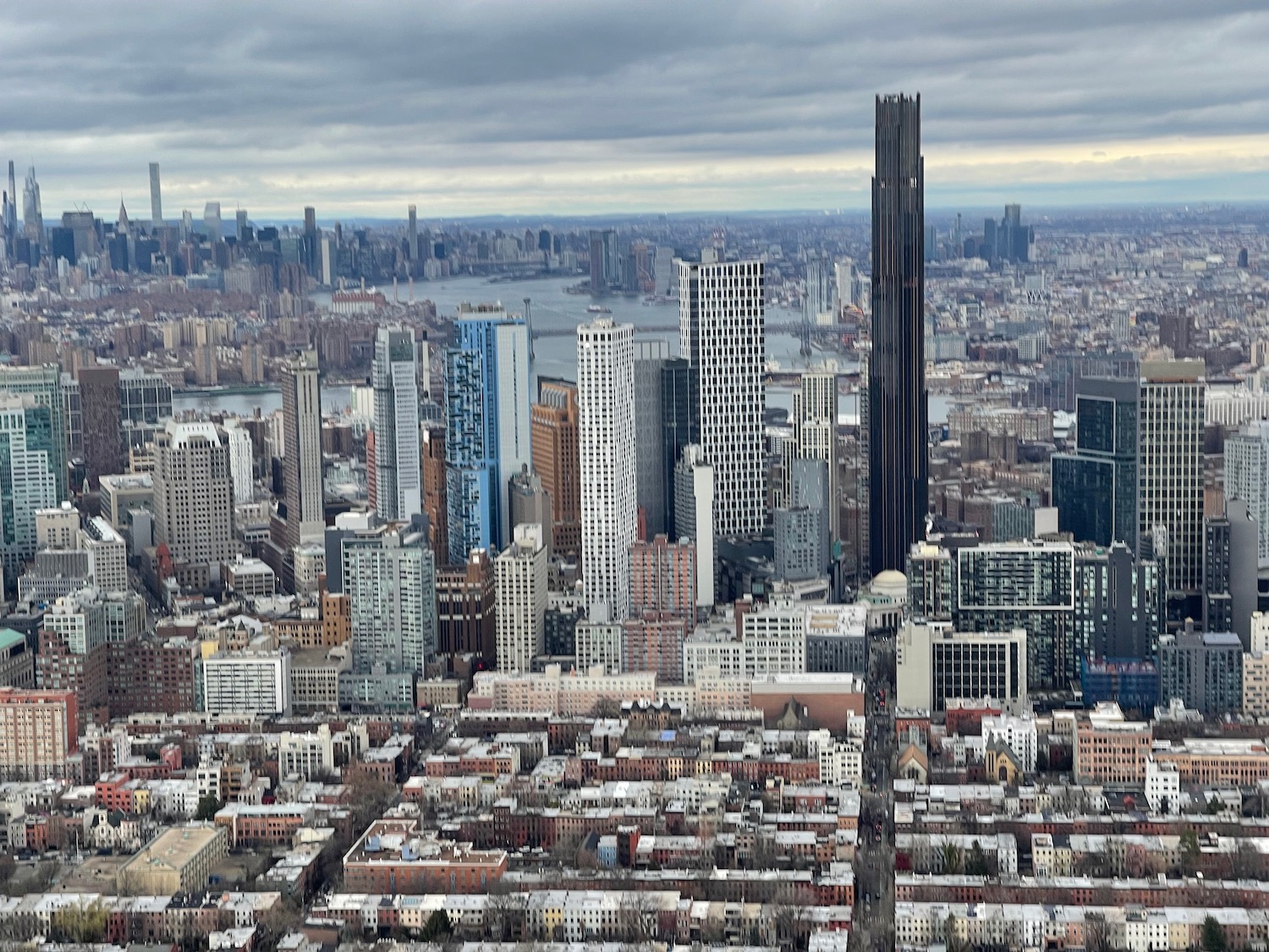 a city with many tall buildings