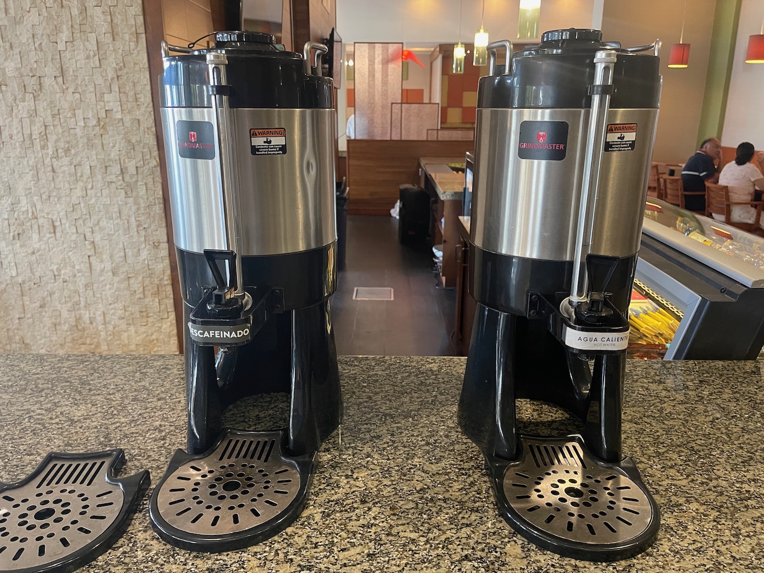 a coffee machine on a counter