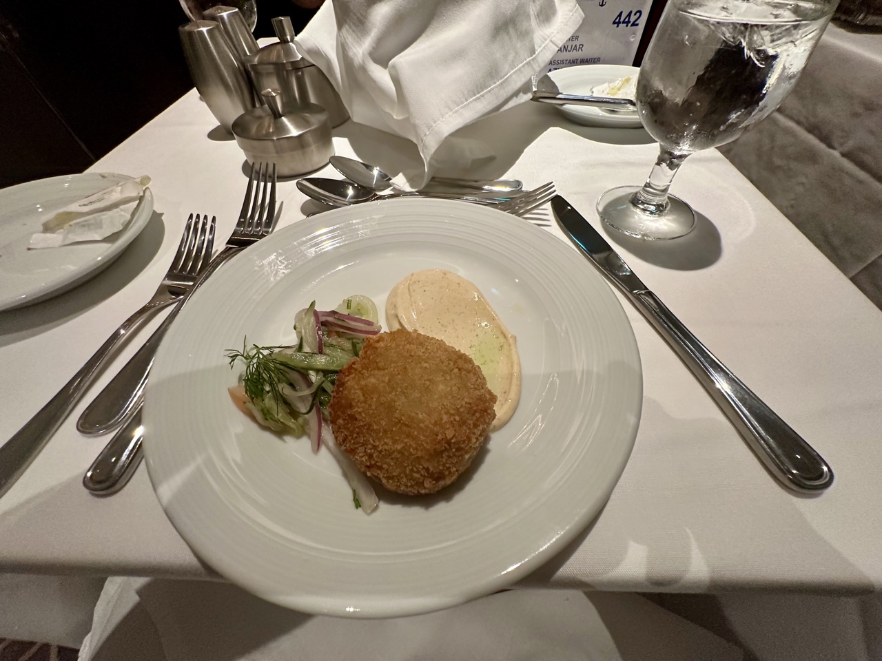 Icon of the seas crab cake