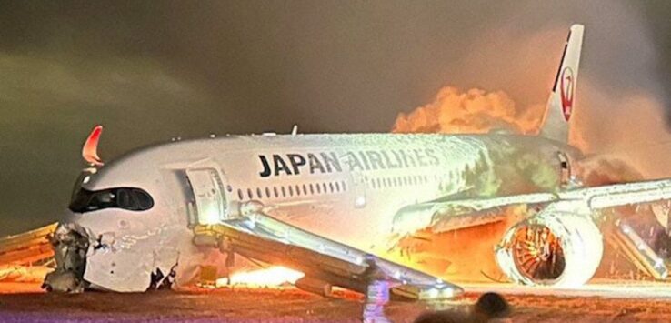 Japan Airlines A350-900 Evacuation