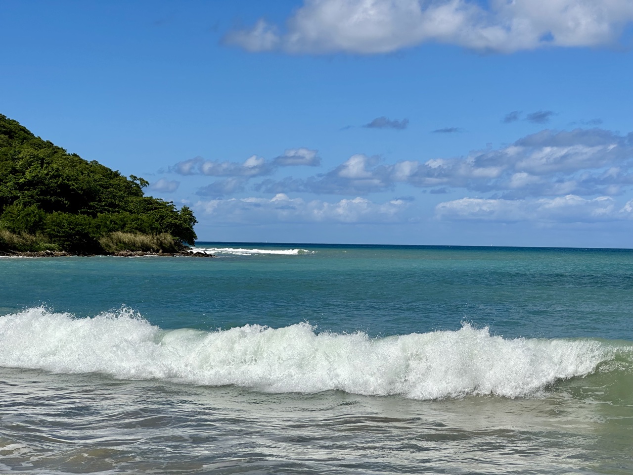 explora journeys st lucia Vigie beach waves