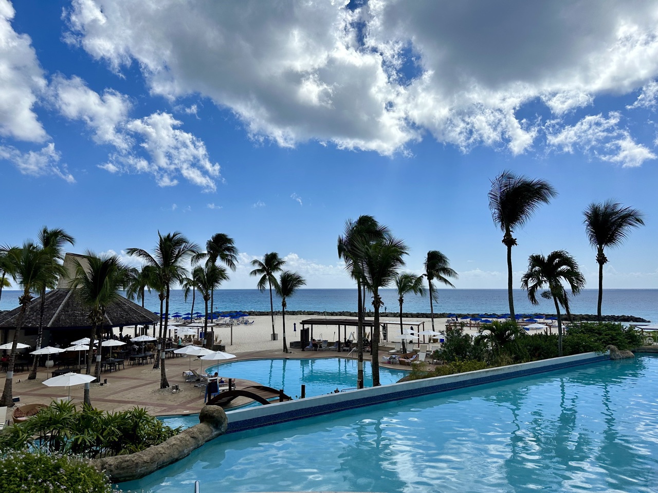 hilton barbados resort pools