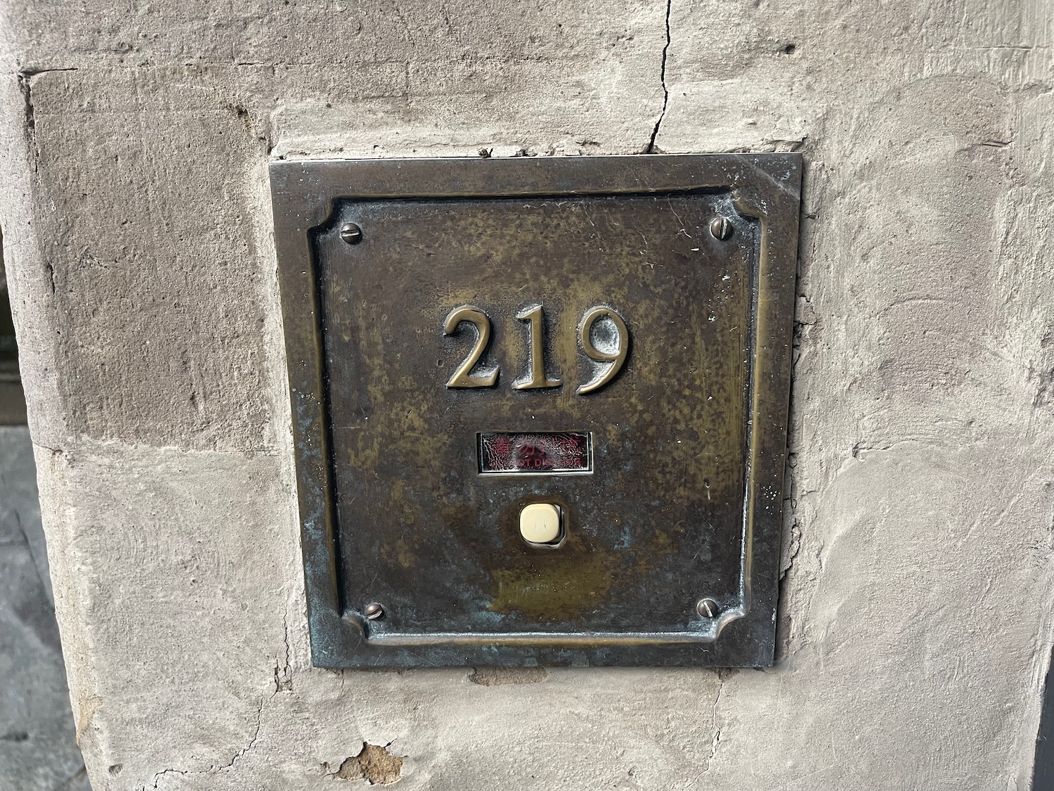 a metal box with numbers on it
