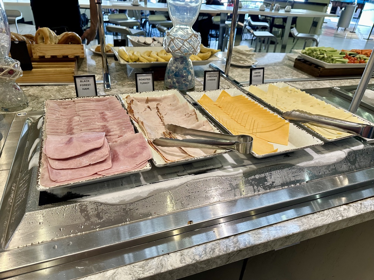 Hilton Miami Downtown meat and cheese