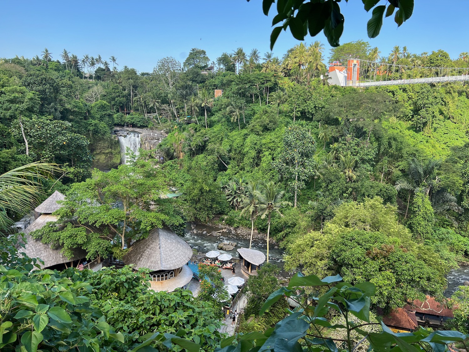 a building surrounded by trees