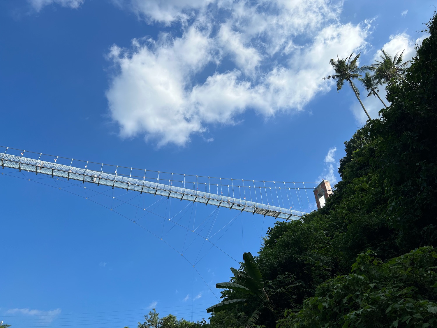 a bridge over a hill