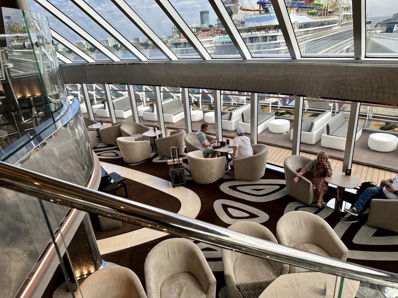 business class cruise msc yacht club seating