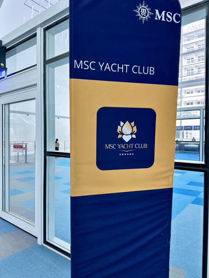 business class cruise msc yacht club separate entrance