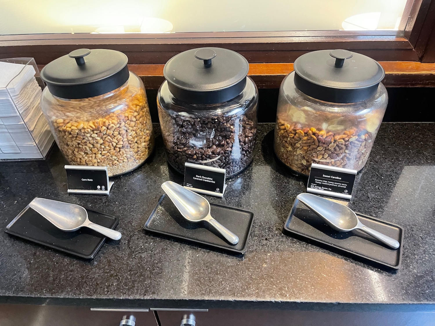 a group of jars of food on a counter