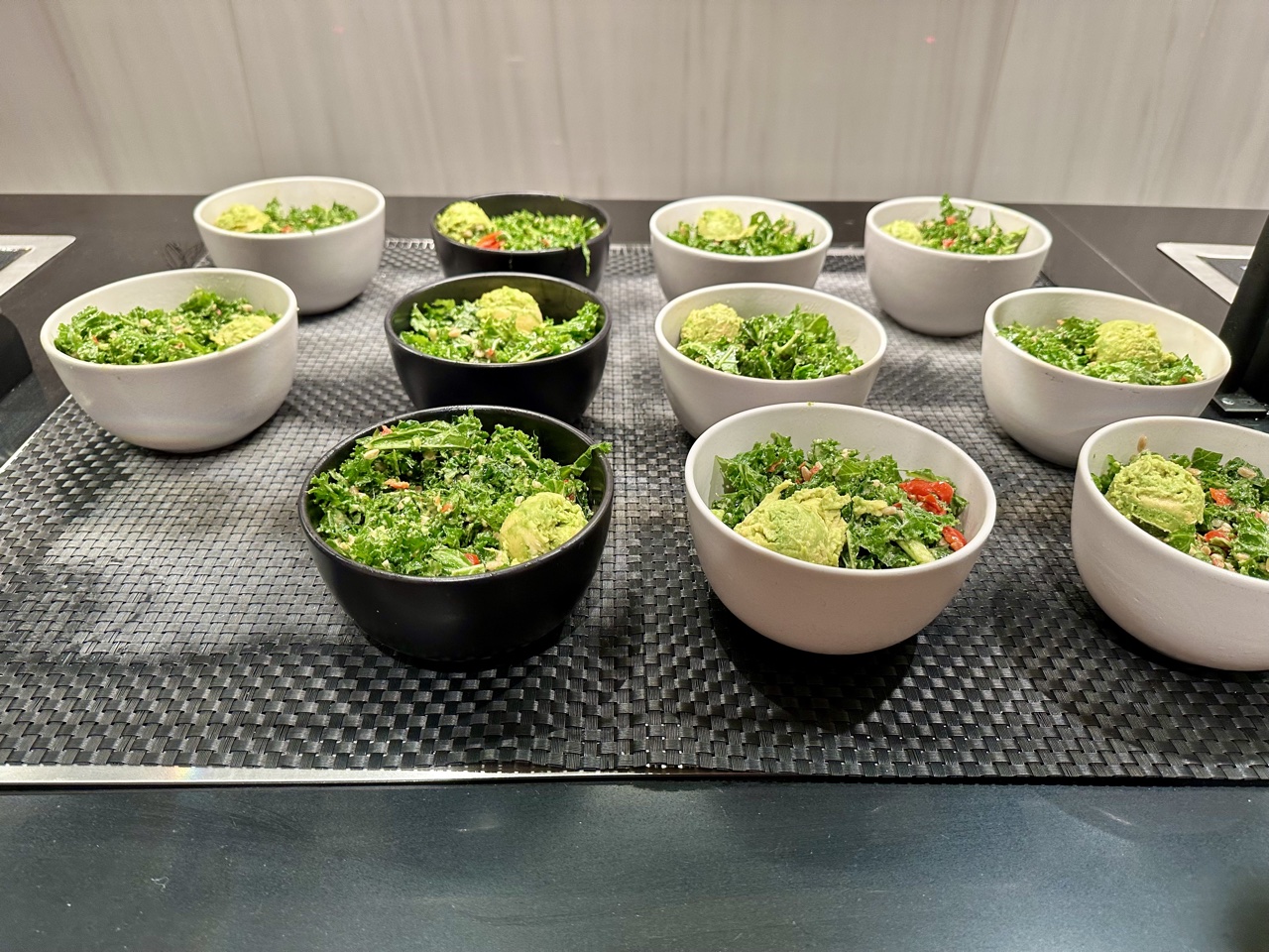 Chase Sapphire Lounge LGA avocado kale salad