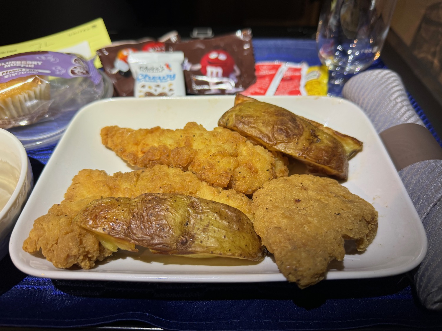 a plate of fried food