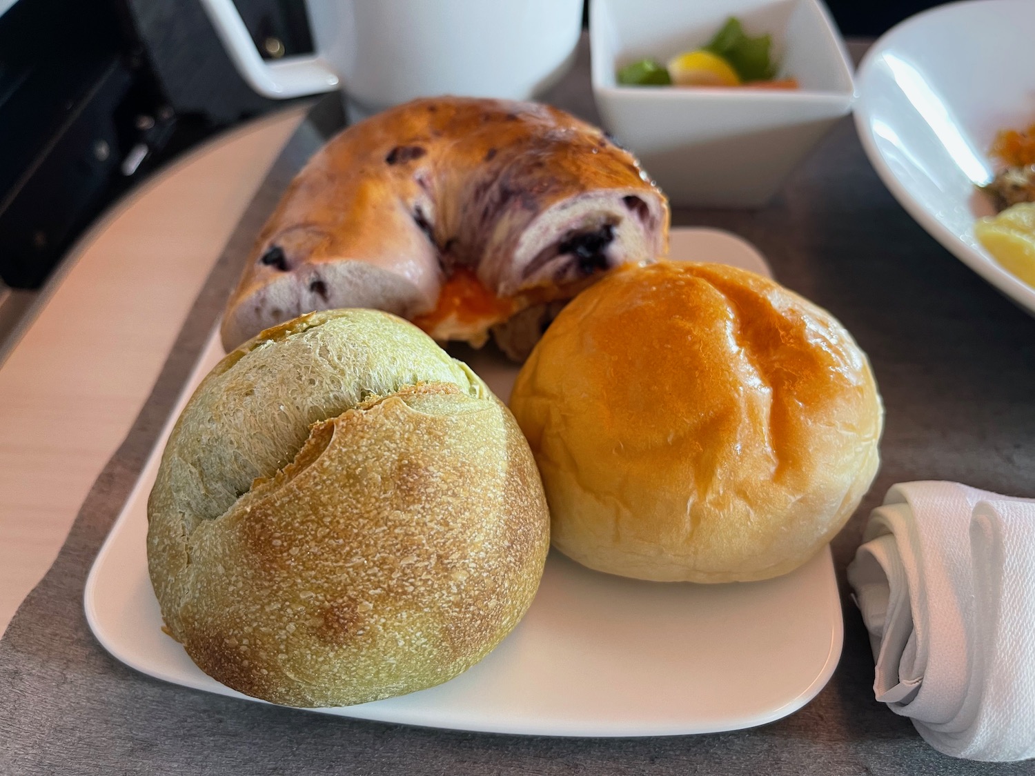 a plate of food on a table