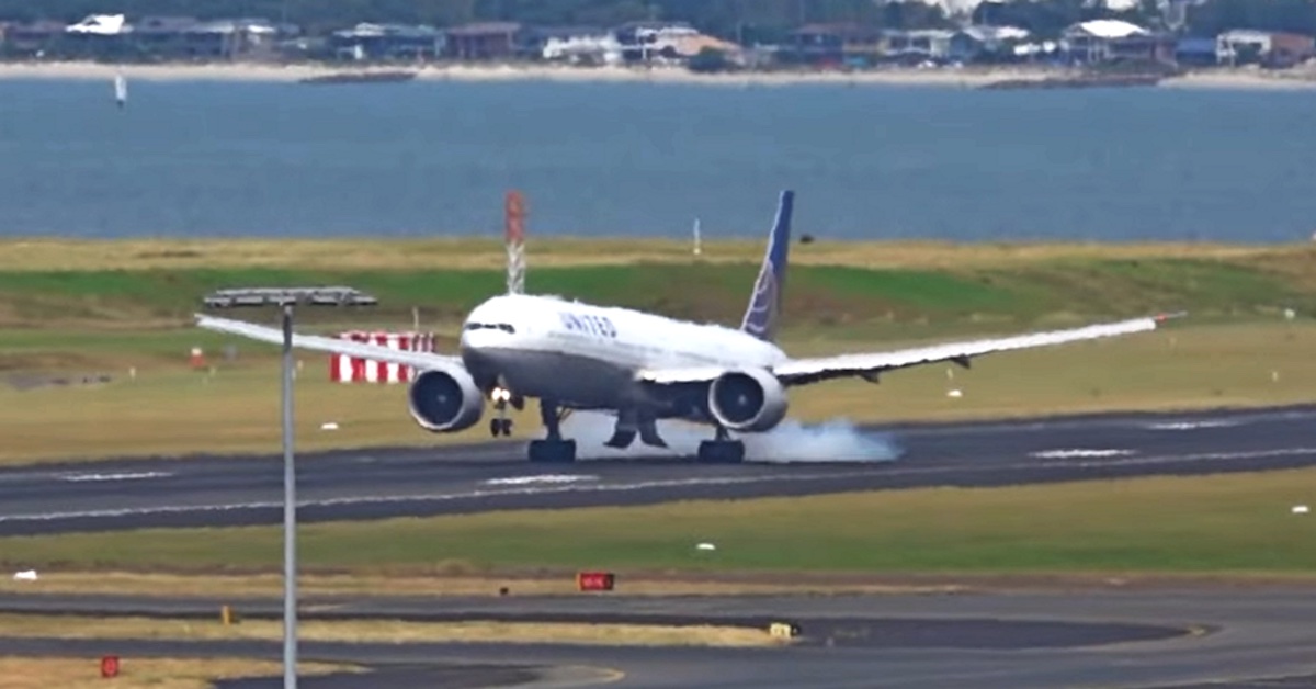 a plane on a runway