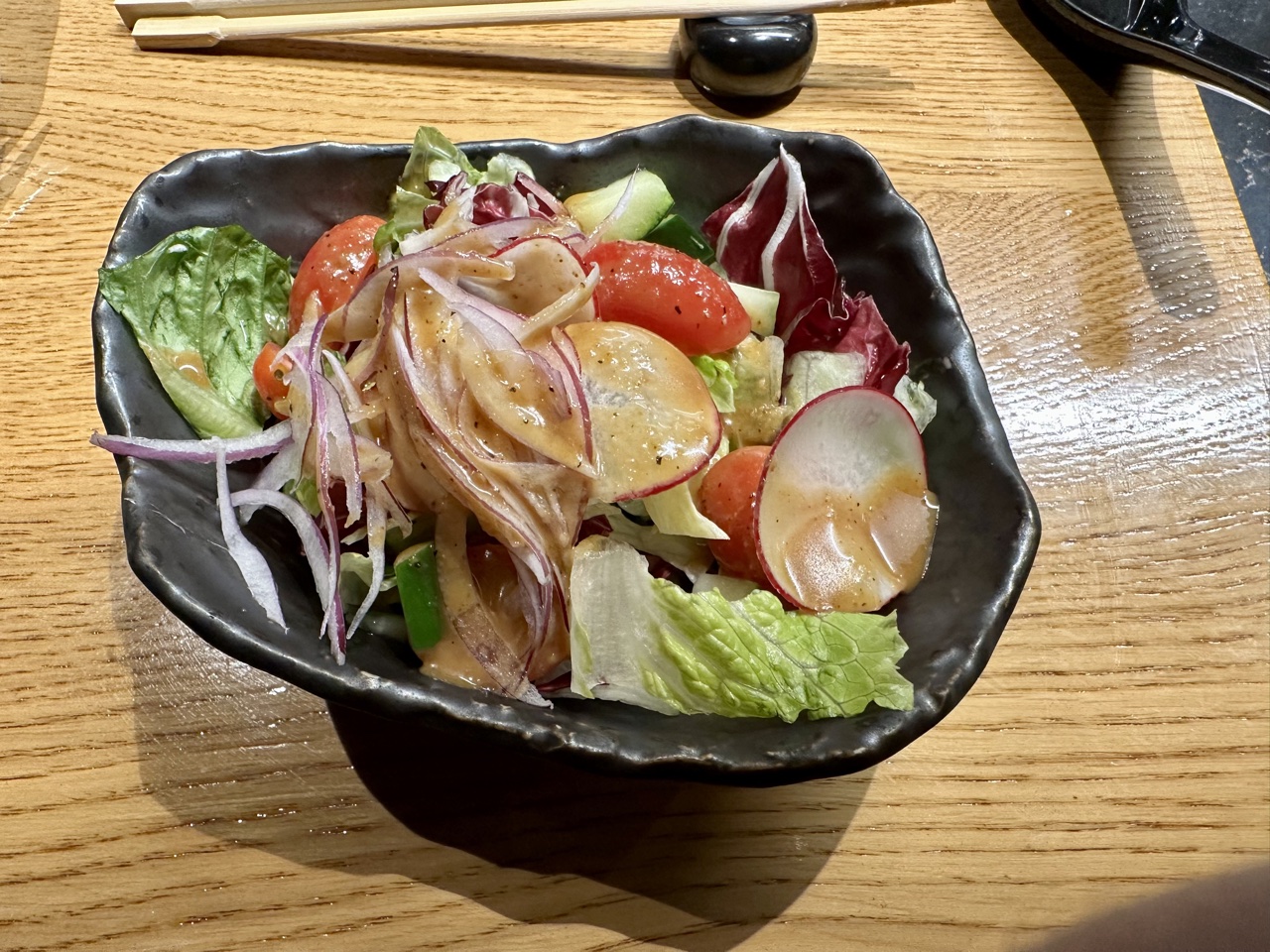 msc yacht club seascape teppanyaki salad