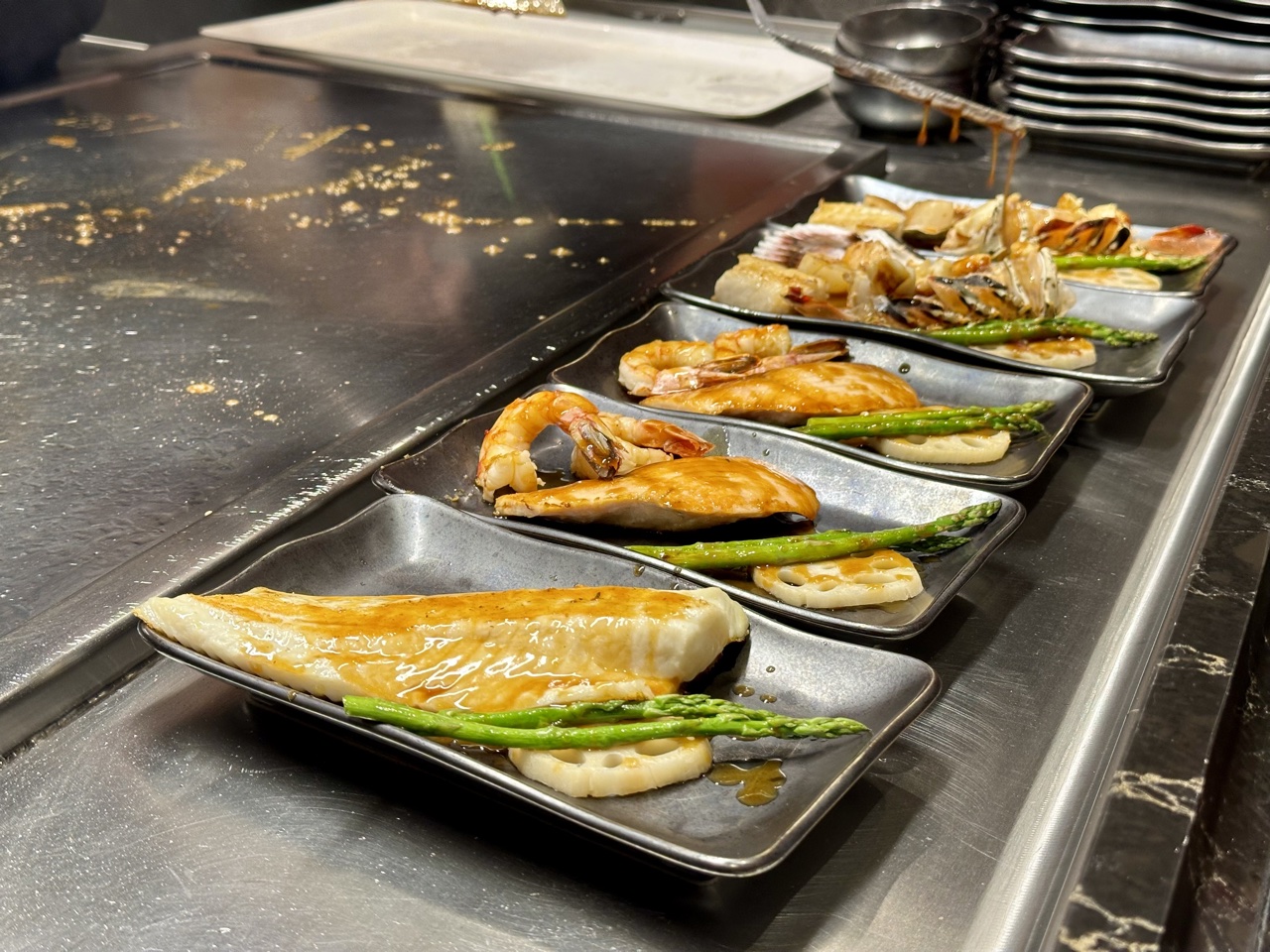 msc yacht club seascape teppanyaki starter