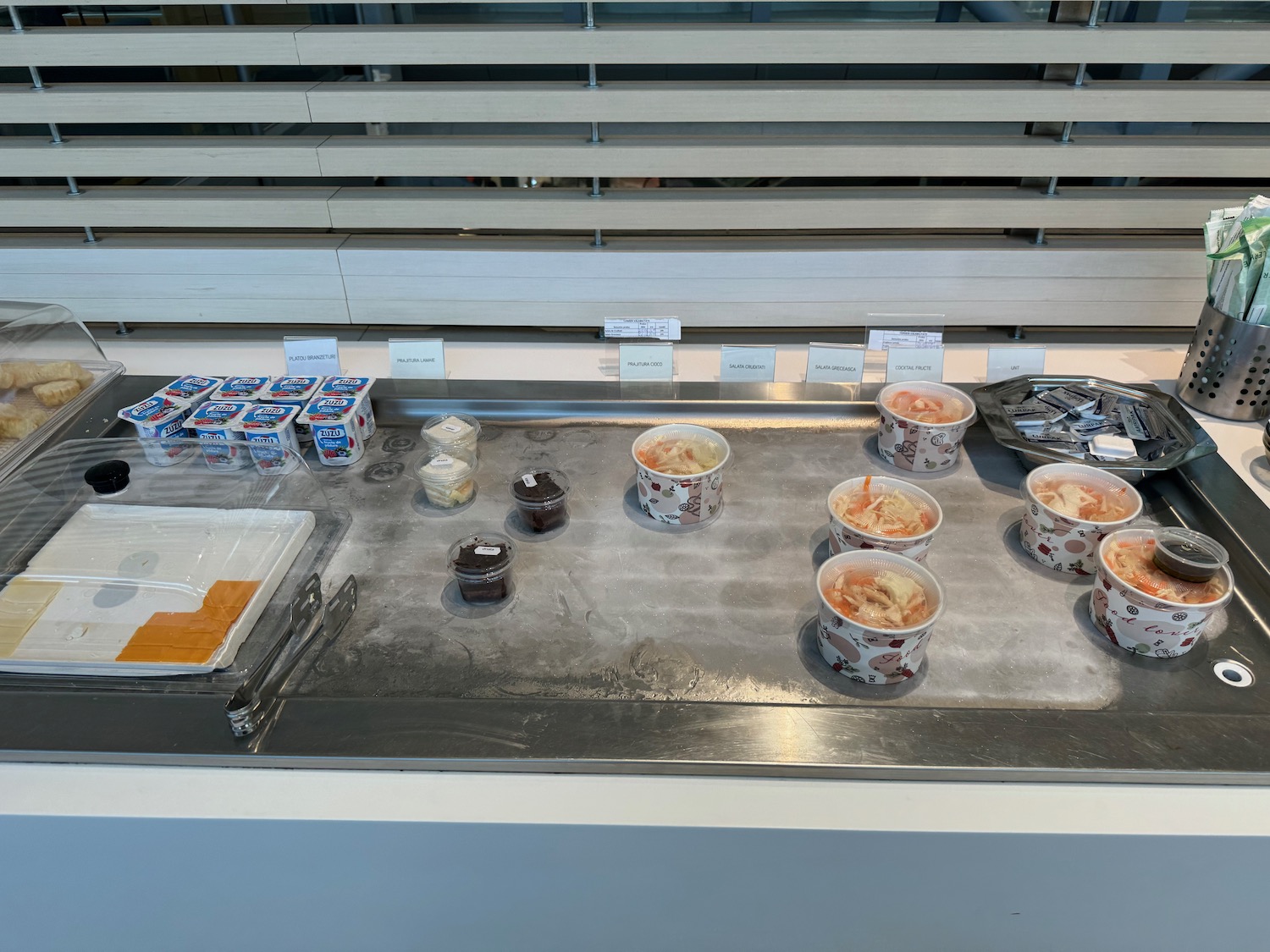 a tray of food on a counter