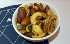 a bowl of mixed nuts