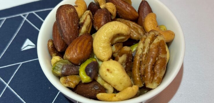 a bowl of mixed nuts