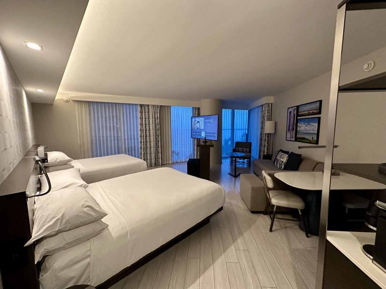 Hyatt Centric Brickell Miami double queen corner