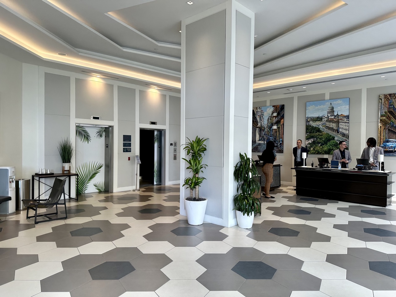 Hyatt Centric Brickell Miami lobby lifts