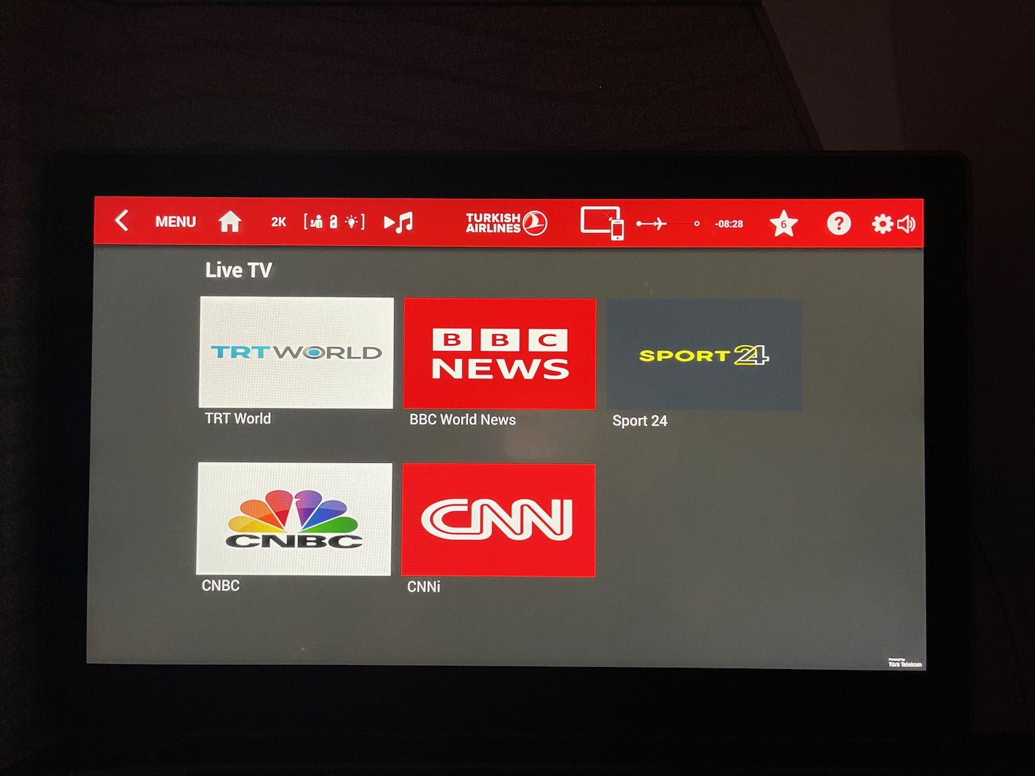 a screen shot of a television