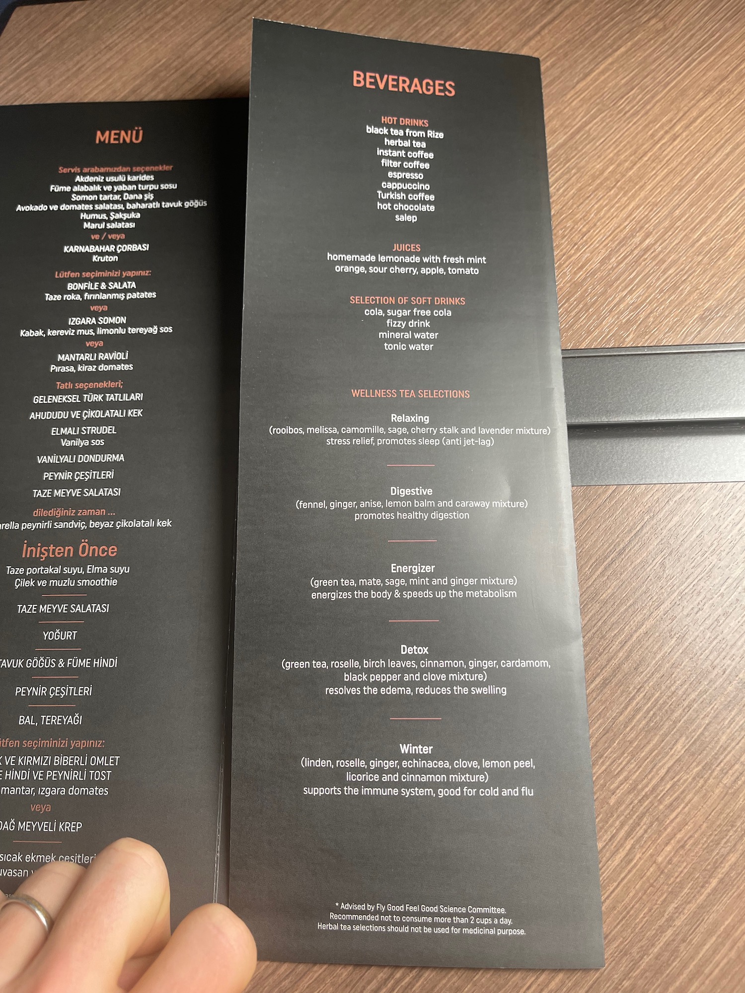 a hand holding a menu