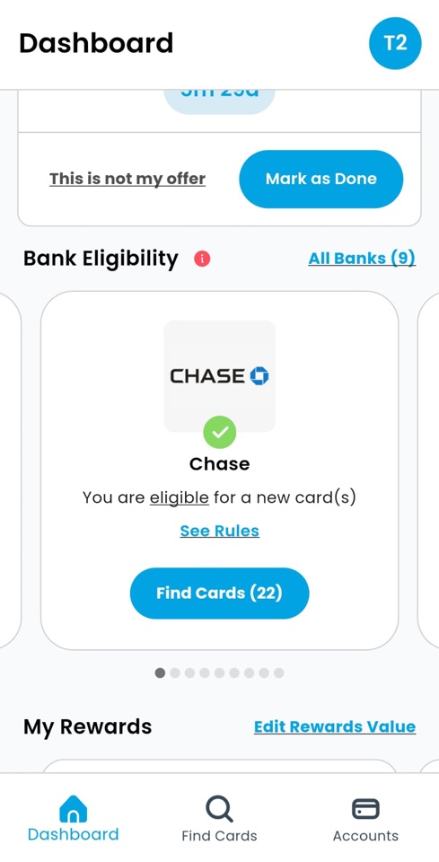 cardright credit card app track eligibility
