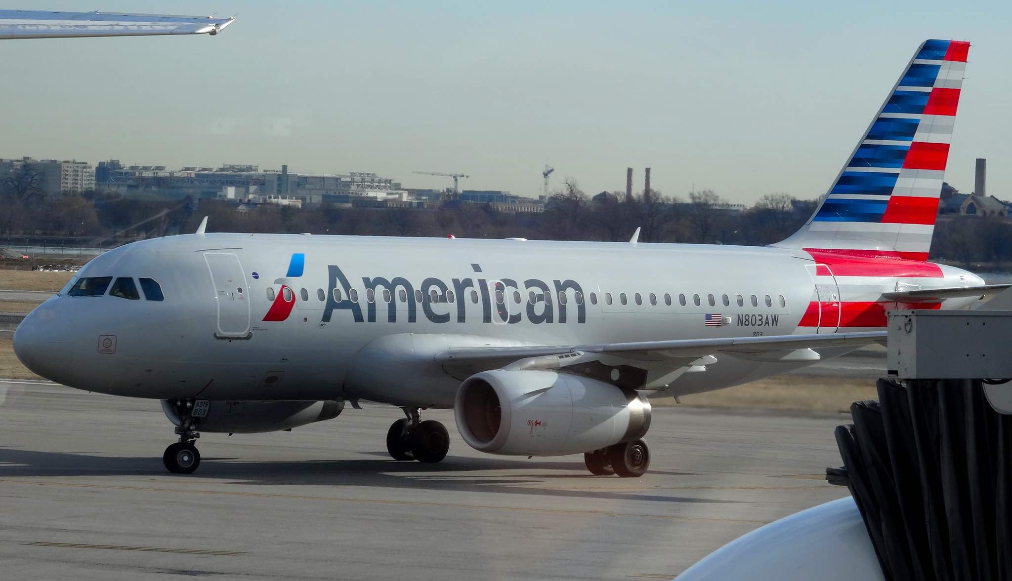 an airplane on the runway