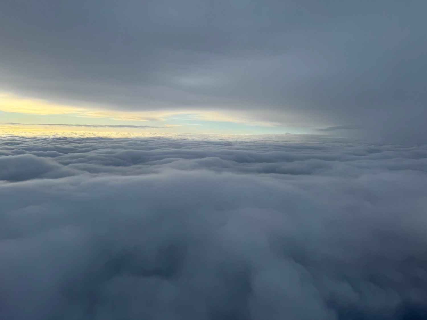 clouds above the ground