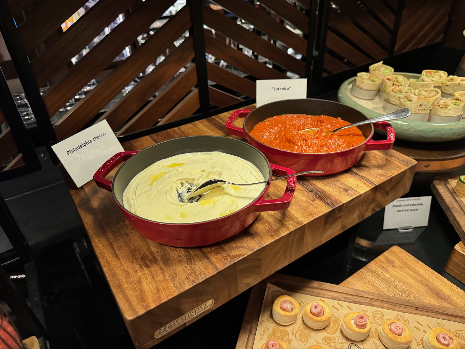 food in a pan on a table