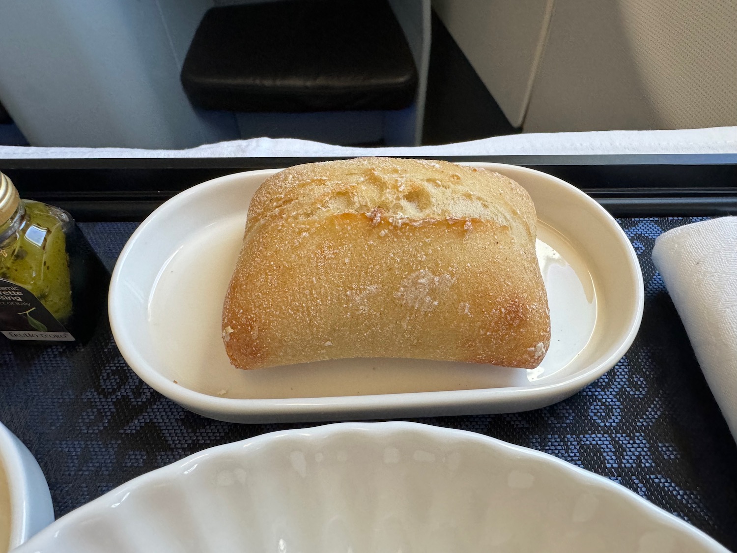 a small loaf of bread on a plate