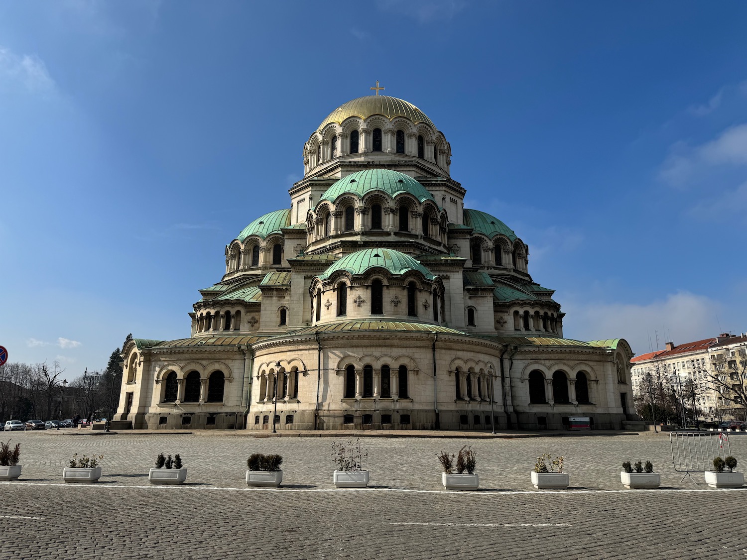 a large building with a domed roof