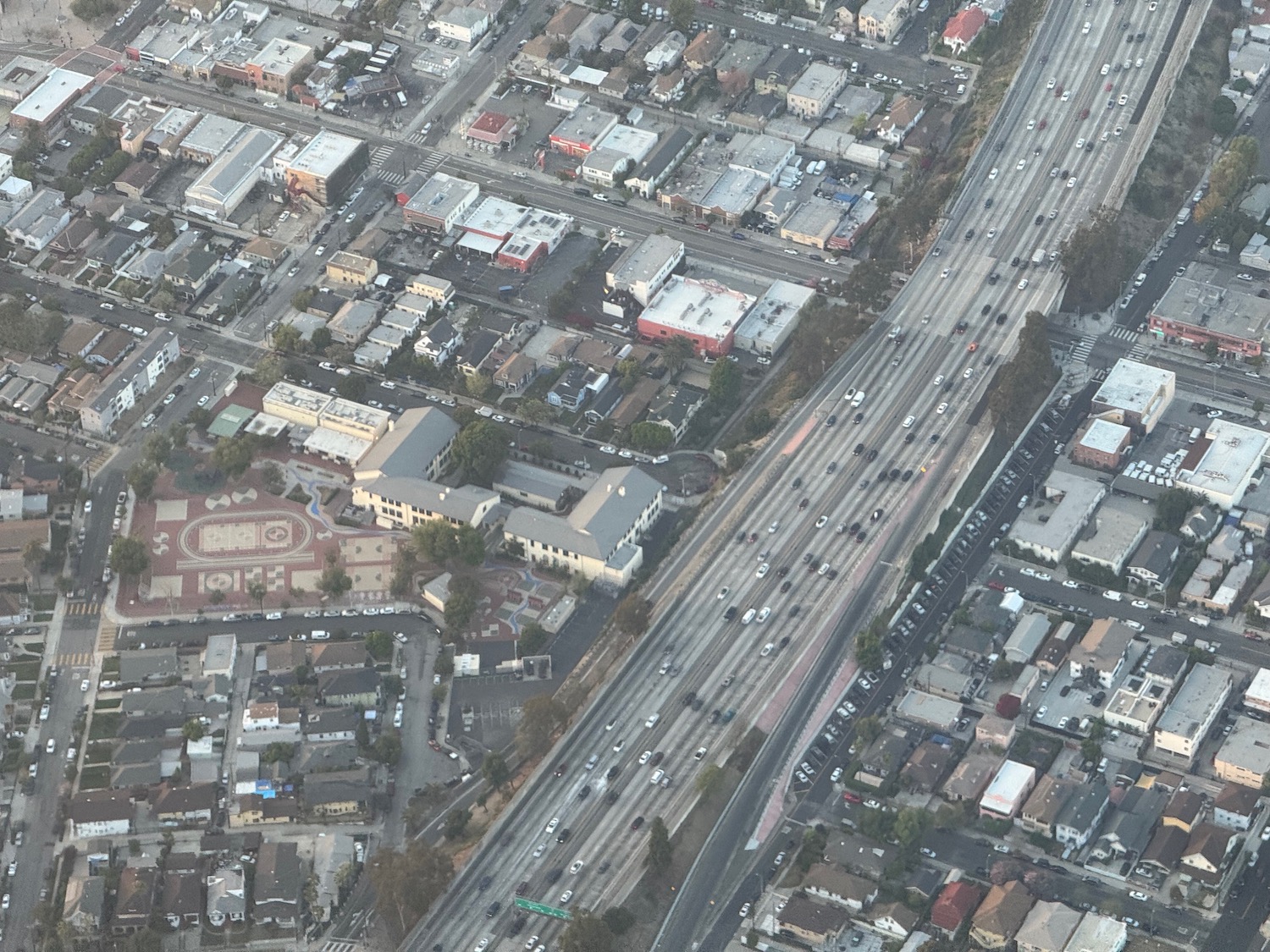 aerial view of a city