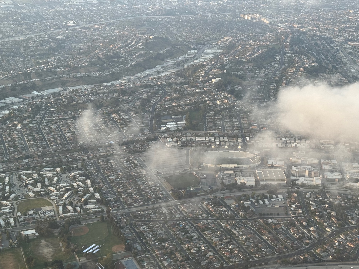 aerial view of a city