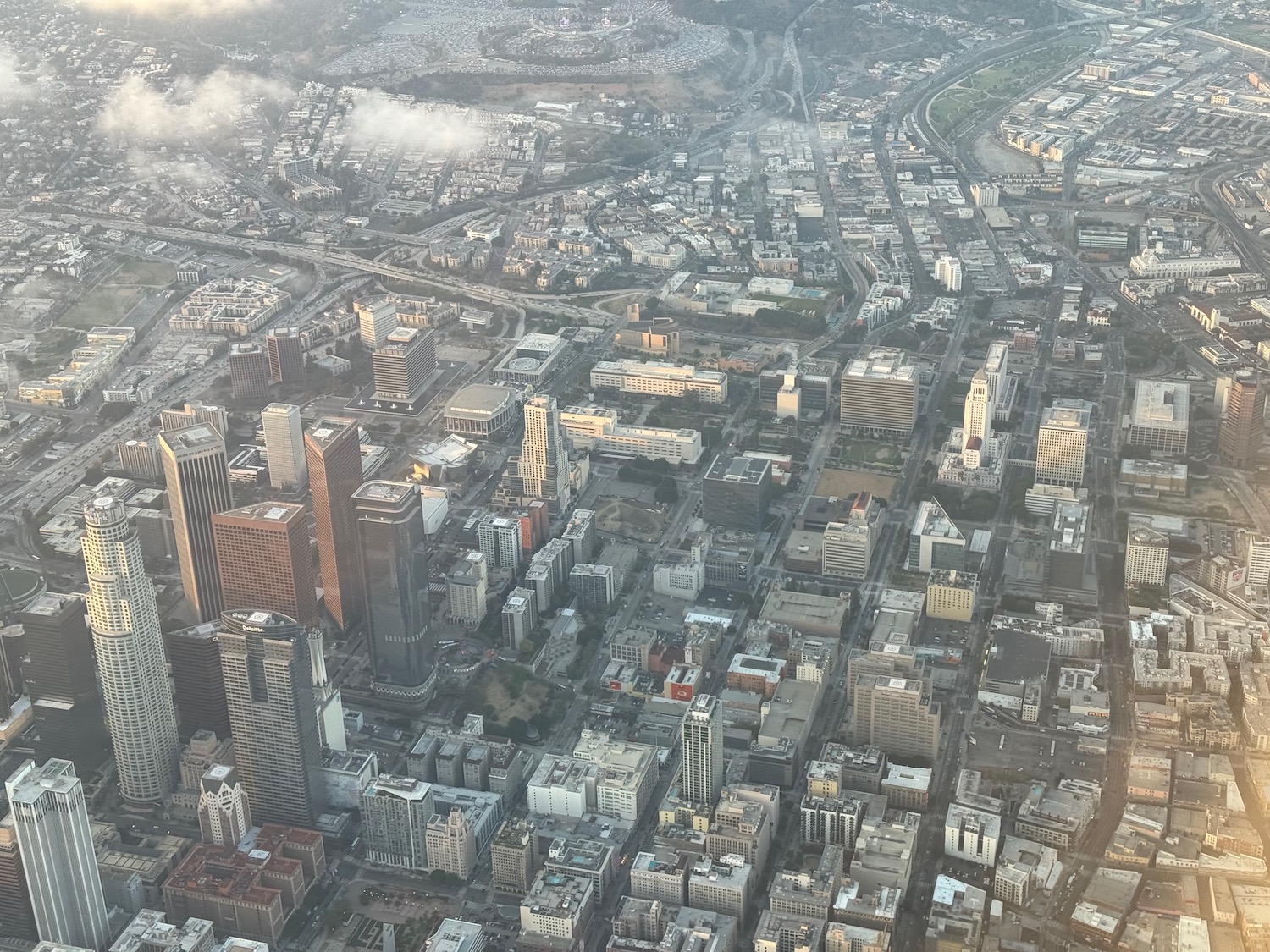 aerial view of a city